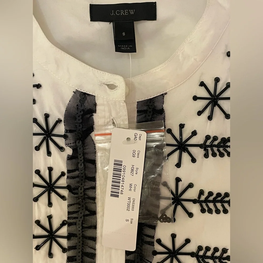 J. Crew Ruffle Shirt - Picture 3 of 5